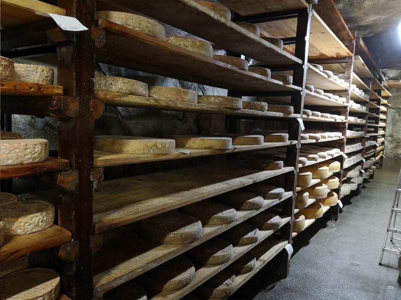 Rognaix cheese ripening cellar